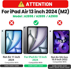 Estuche Antigolpe 360 iPad Air 13 2024 + Pantalla + Base