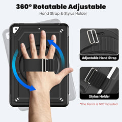 Estuche Antigolpe Full 360° Base Giratoria iPad 7  8 9 10.2